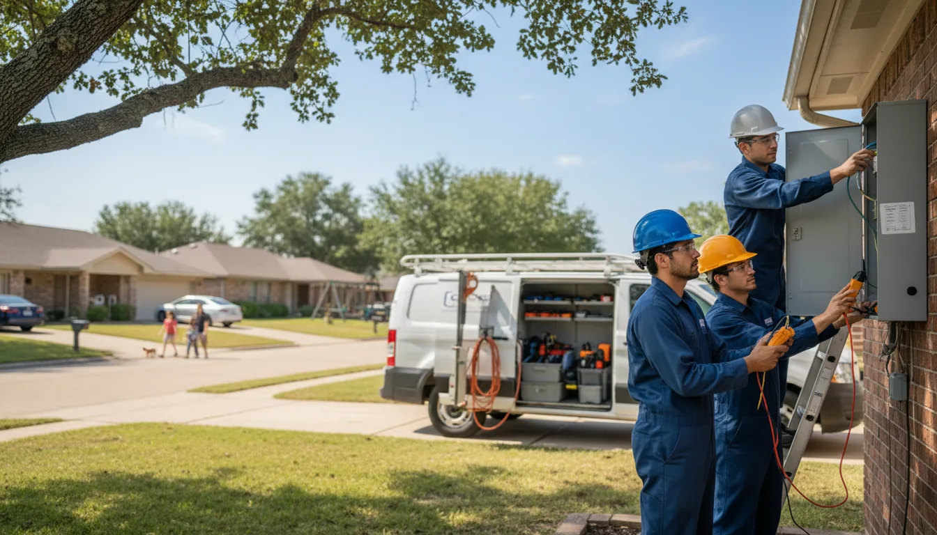 Certified electrician providing emergency electrical services in Ophiem, IL